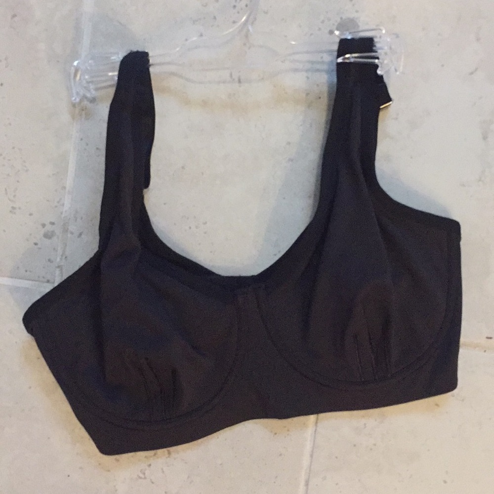 Natori black sports bra 38c used once